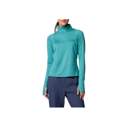 Колумбия Уикенд Ассент Омни Оттенок Омни WICK Рубашка Женские Синий