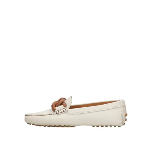 TOD'S Лоферы на резиновой подошве Женские Белые