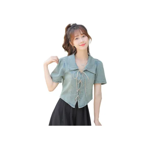 SONDR Светло-синие Женские Джинсовые Куртки