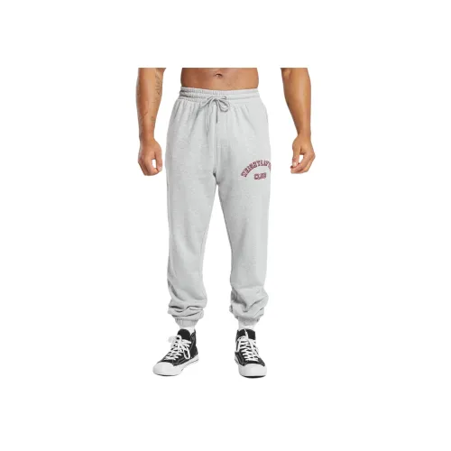 GYMSHARK Светло-серые мужские вязаные тренировочные штаны