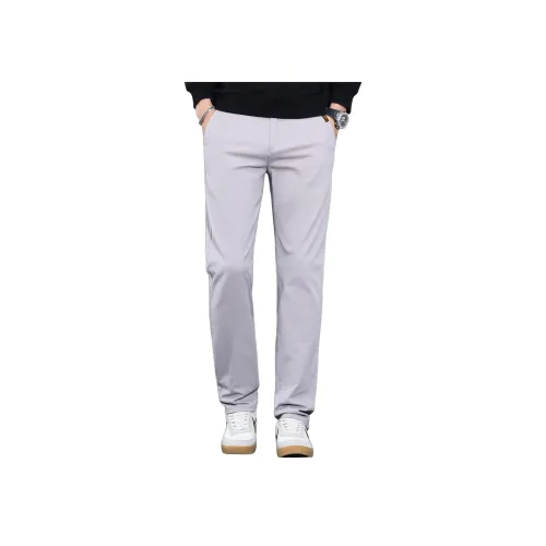 BALENO Light Gray Men's Casual Pants BALENO Светло-серые Мужские Повседневные Штаны