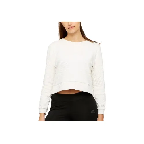 Adidas Climalite Свитшот Женский Мел Белый