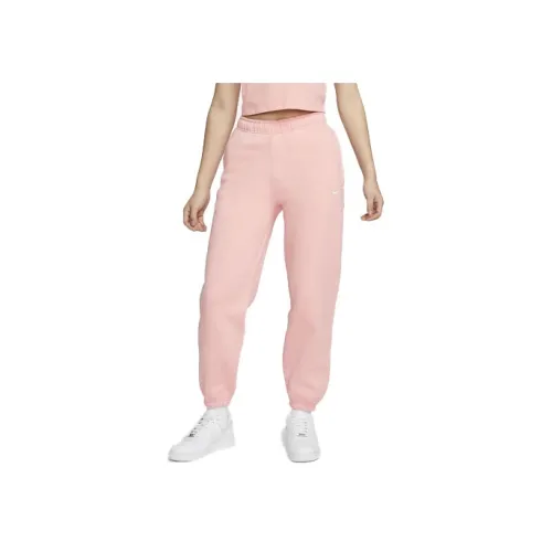 NIKE Розовые Женские Вязаные Тренировочные Брюки
