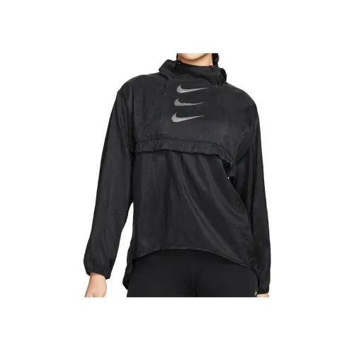 NIKE Черная Женская Одежда с Защитой от УФ-лучей