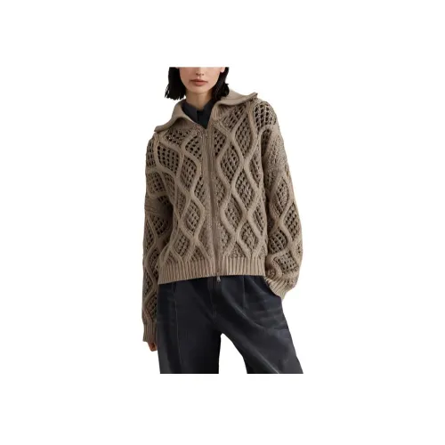 BRUNELLO CUCINELLI SS24 Трикотаж Женский Коричневый