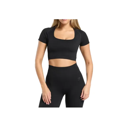 GYMSHARK CORSET Бесшовный КРОП ТОП Спортивные Жилеты Женские