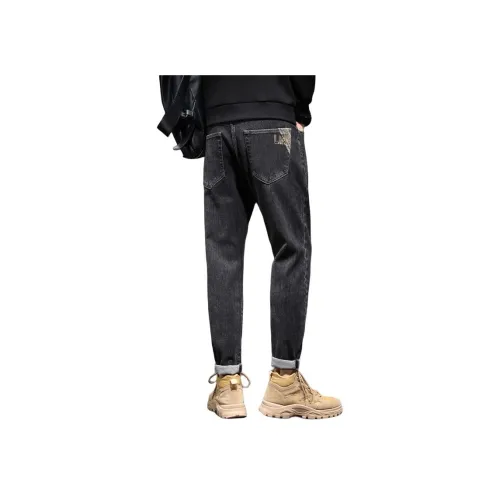 YASHENQISHI 14T806 Серый Мужские Джинсы