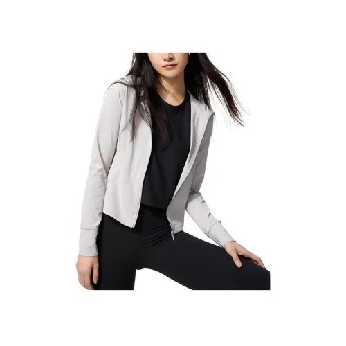 UNIQLO AIRism Mesh Series Светло-серый Женская одежда с защитой от УФ-лучей