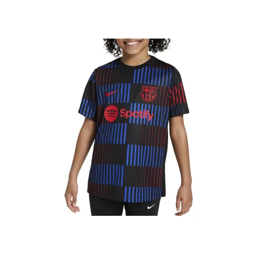 nike FCDri Форма Футбол Т-Рубашка FW24 Черный Черный Университетский Красный Подростки