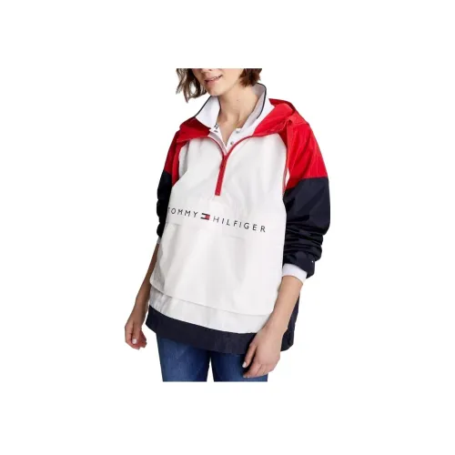 Tommy Hilfiger С капюшоном упаковываемый пуловер куртки и пальто женские многоцветный