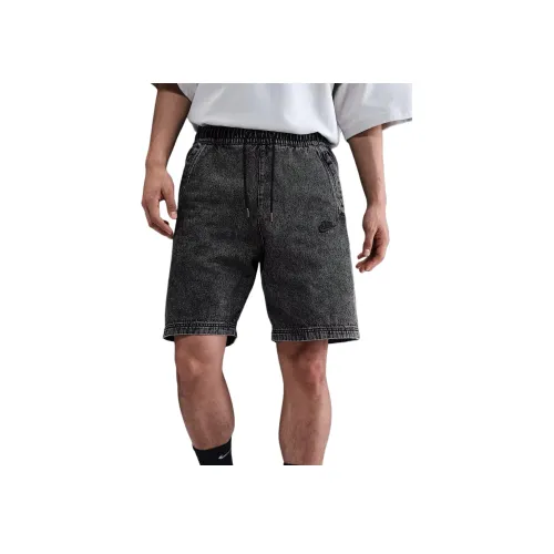 Nike Sportswear Джинсовые шорты Мужские Черные