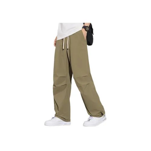 Tonlion Хаки Унисекс Повседневные Брюки