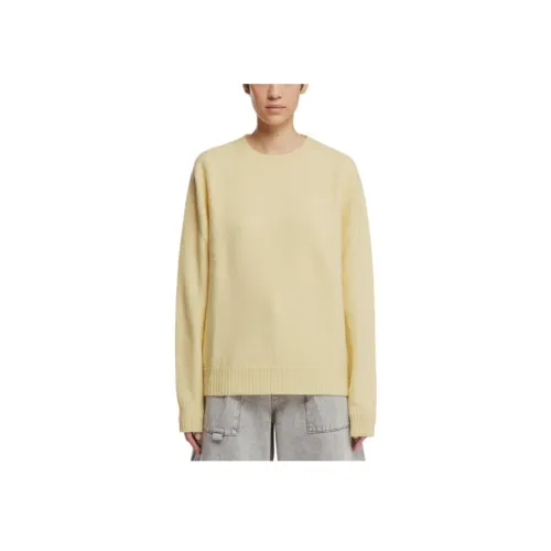 JIL SANDER Желтые Женские Свитеры