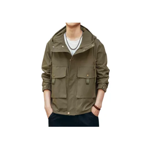 GELANLU Ветрозащитная ветровка для мужчин