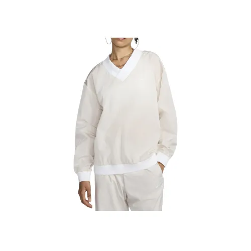 Nike Толстовка Женская Светлый Цвет Коричневый Белый