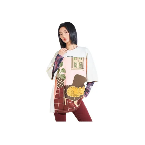 MUGUOGUOMU Стандартная T-рубашка Женская