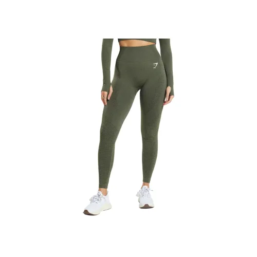 GYMSHARK Базовые Зеленые Женские Спортивные Брюки