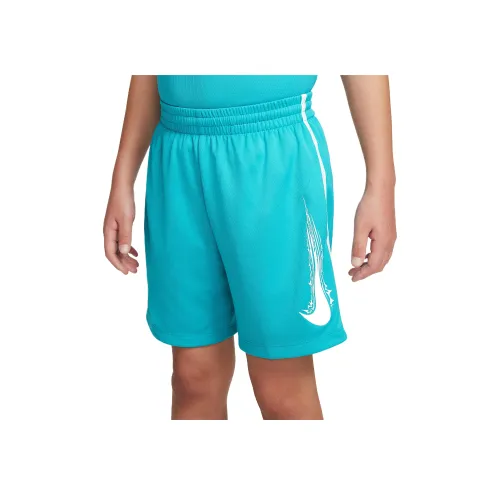nike Dri Fit SS25 Шорты Дети 3-7 лет Синий Зеленый