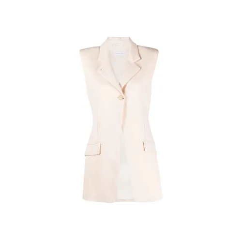 Patrizia Pepe SS24 Жилет Женские Светлый Бежевый