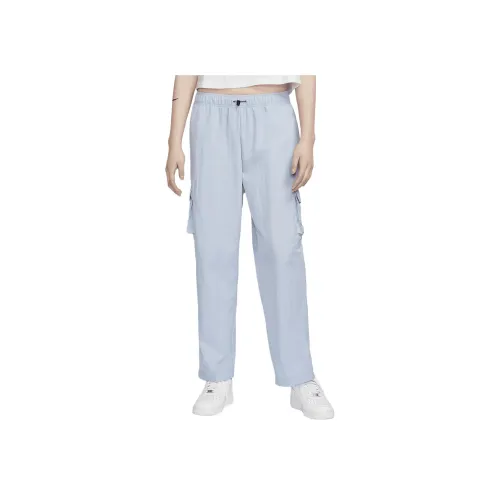 NIKE Sportswear Essentials series Небесно-голубые Женские Повседневные брюки