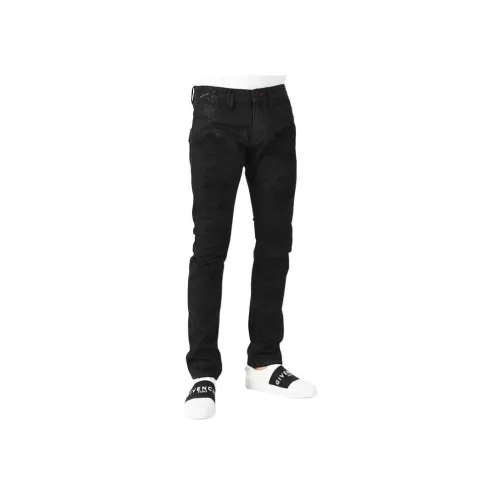 PHILIPP PLEIN Черные Мужские Джинсы
