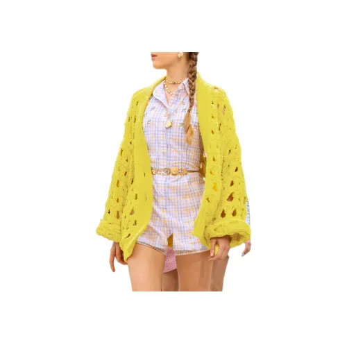 CHANEL Куртки и Пальто Женские Желтые