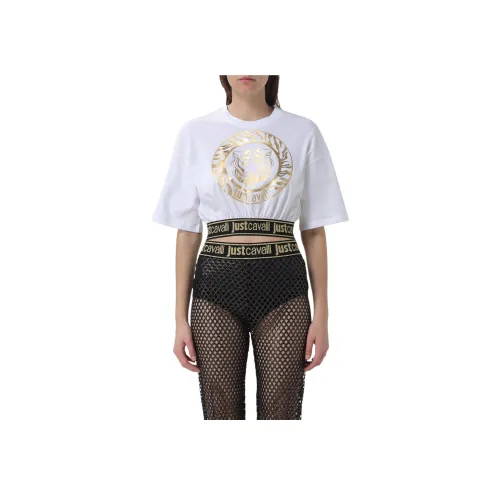 Just Cavalli Белые Женские Футболки