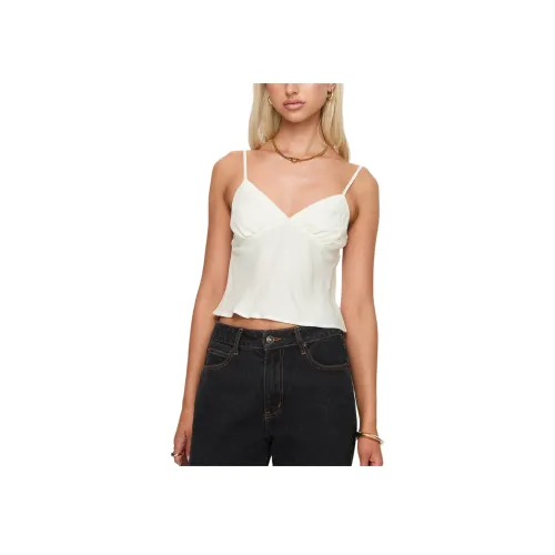 PRINCESS POLLY LANCE Топ Топ на бретелях Женские Крем Крем