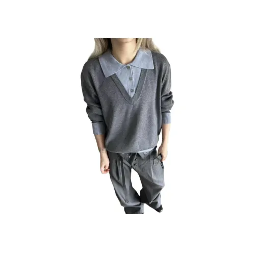 PVPVPV Серый Унисекс Рубашки