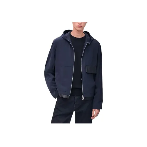 HERMES Куртки и Пальто Мужской Темно-синий