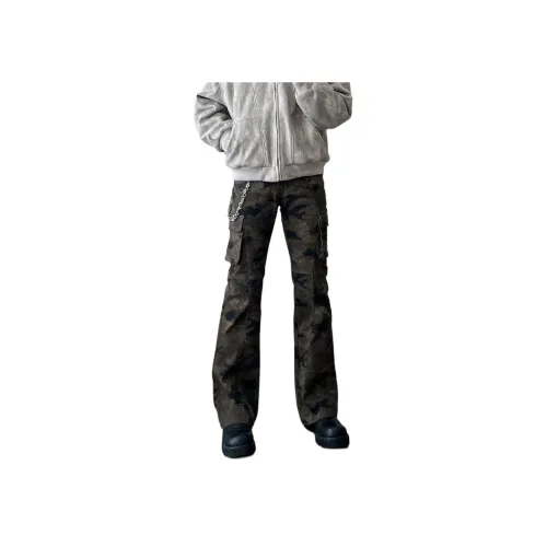 BQERTY Камуфляж Унисекс Джинсы