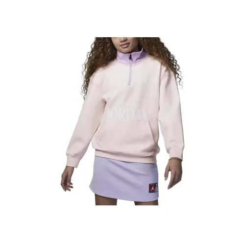 Джордан Washed Pink Kids Свитшоты