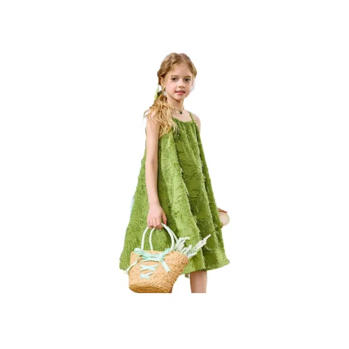 ASK Зеленые Платья для Детей