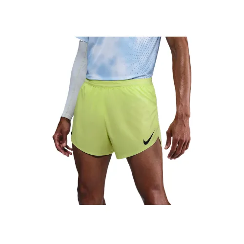 Nike AEROSWIFTDri Форма ADV Спортивные шорты Мужские Светло-лимонно-желтый черный цвет