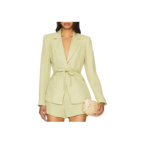 PAIGE Бизнес-костюм пальто женское оливковый