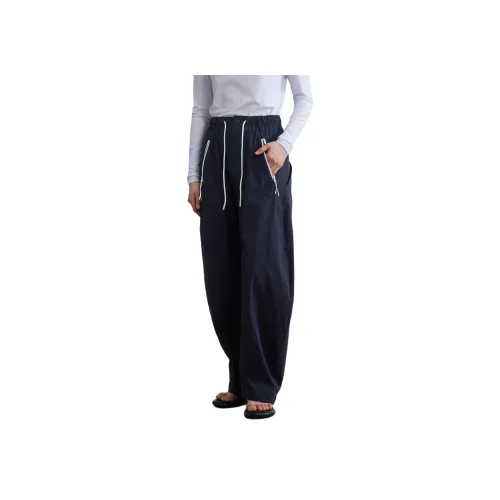 NOEND Темно-синие Женские Повседневные Брюки