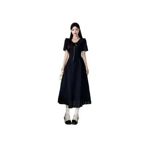 ZCDECO Короткое платье с короткими рукавами женское