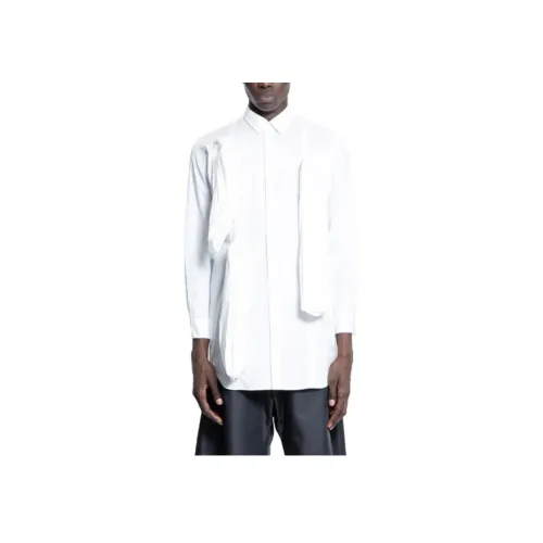 COMME Des GARCONS HOMME PLUS Белая Мужская Рубашка