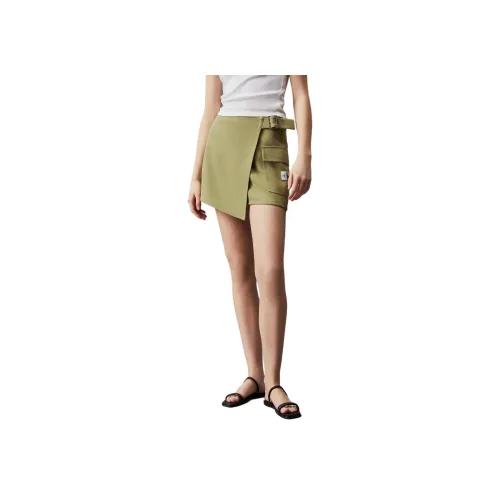Calvin Klein Deep Pine Nut Женские Повседневные Шорты