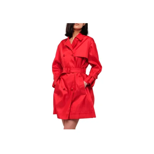 EMPORIO ARMANI Тренчкот Женский Красный