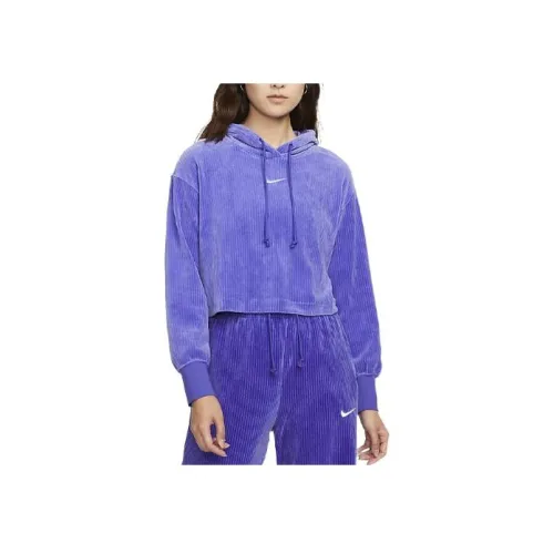 NIKE Фиолетовые Женские Свитшоты