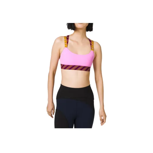 Lululemon Женское спортивное белье конфетно-розового, темно-фиолетового и имбирно-желтого цвета
