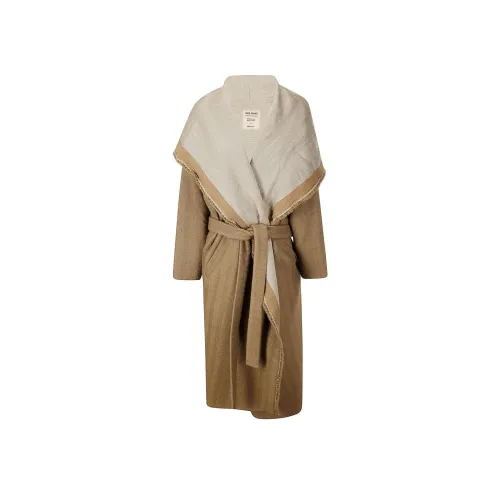 UMA WANG FW24 Пальто Женское Коричневое