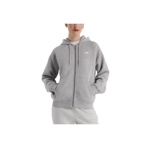 New Balance Sport Fleece Logo Полузип Толстовка Женская