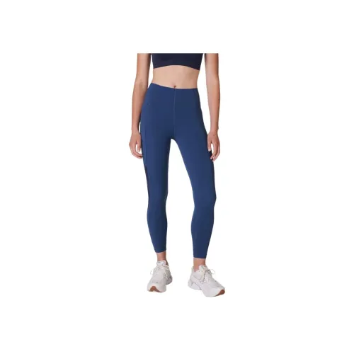 Sweaty Betty Прозрачные синие женские леггинсы