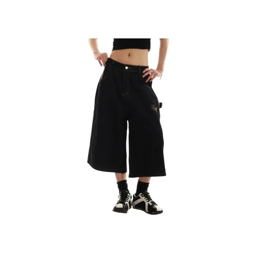 NEVER RULE Унисекс Джинсовые шорты