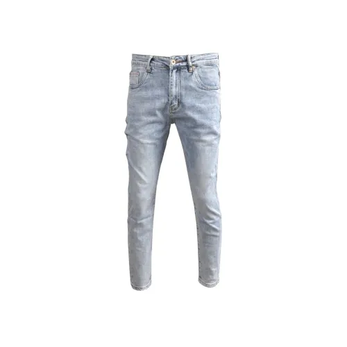 OGQG Light Blue Men's Jeans OGQG Светло-голубые мужские джинсы