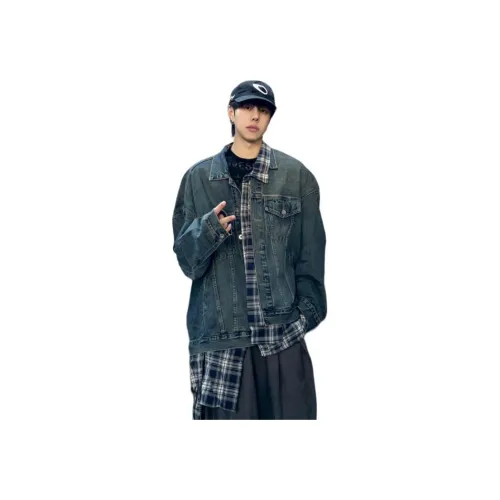 CHEER ZONE Синий Унисекс Джинсовые куртки