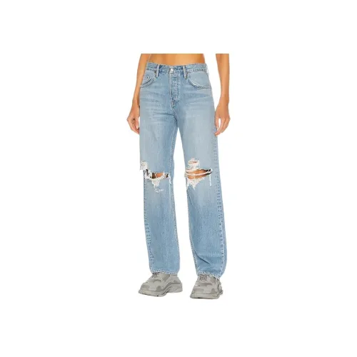 GRLFRND Джинсы Женские Светло-Синий