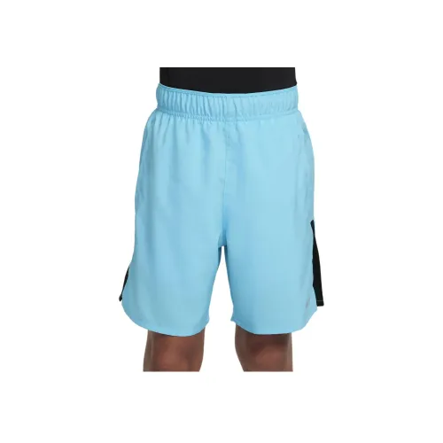 NIKE Dri Fit Балтийский Морской Синий Школьный Возраст Короткий